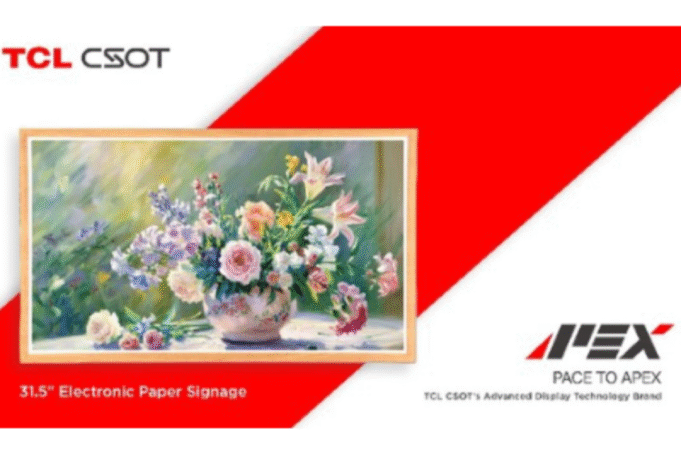 TCL CSOT Showcases Electronic Paper Display Solutions at TouchTaiwan 2025