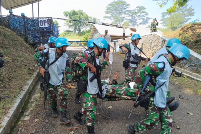 Rastreando la misión de entrenamiento de las tropas de Garuda para la paz
